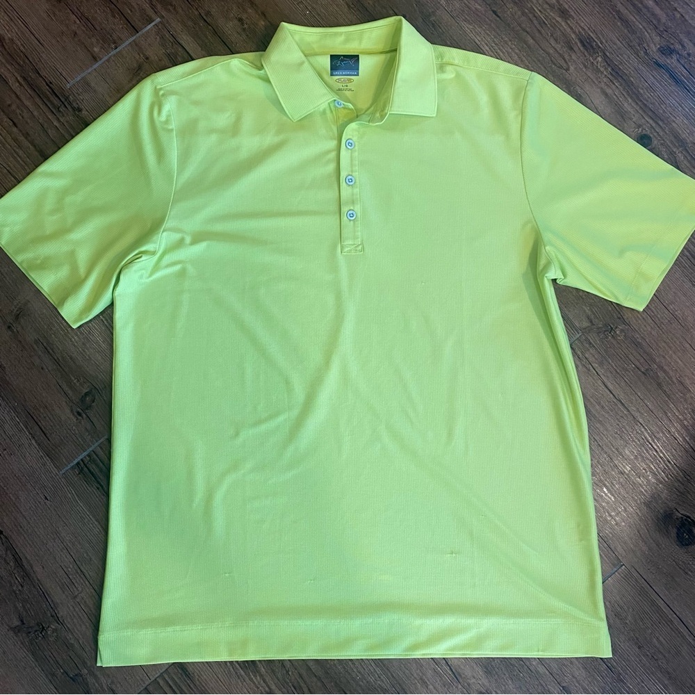 Greg Norman Collection Bright Yellow Polo Shirt
